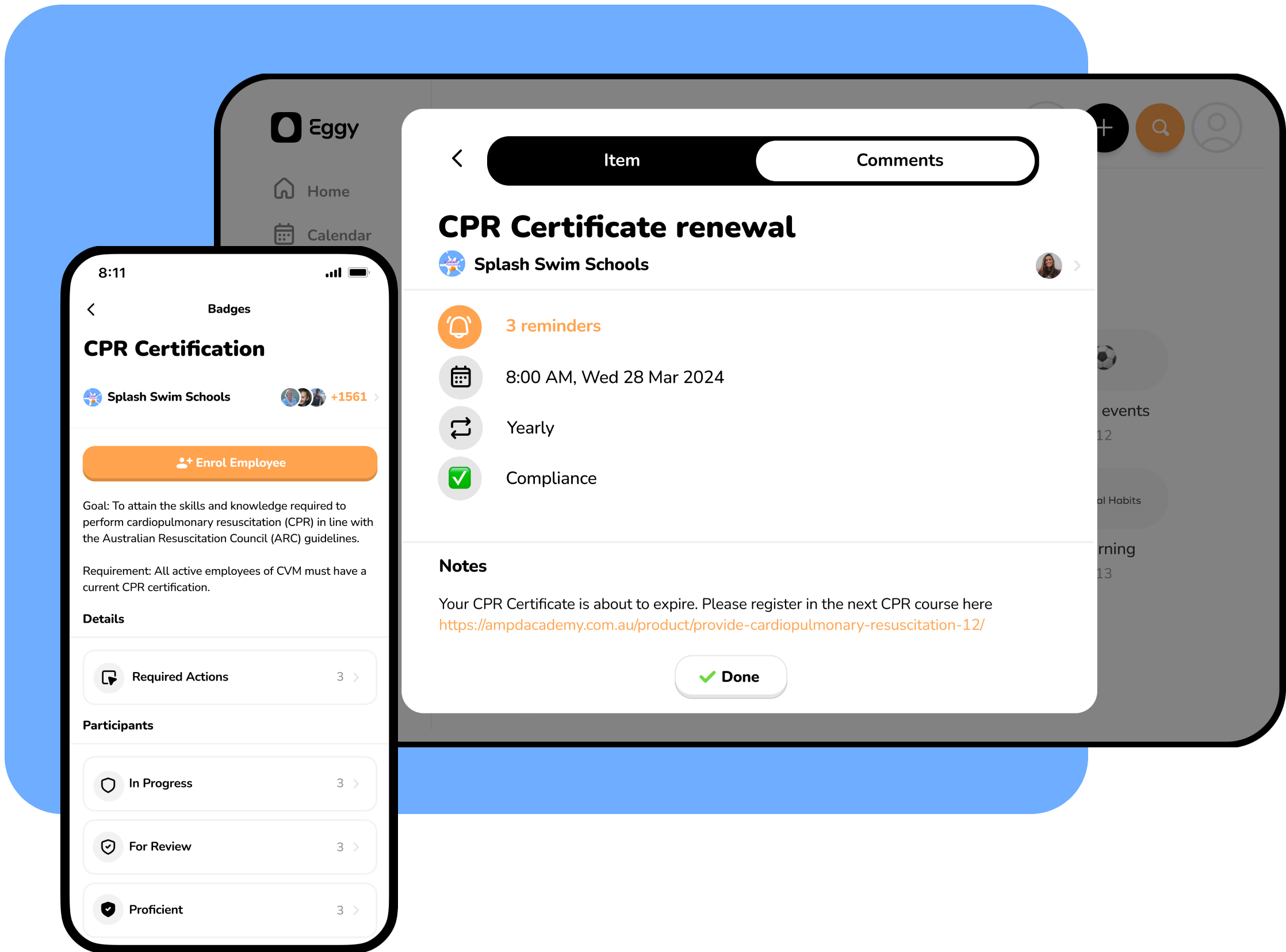 streamlined compliance example